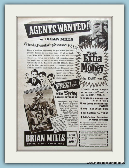 Brian Mills Catalogue 1955 Original Advert (ref AD4525)
