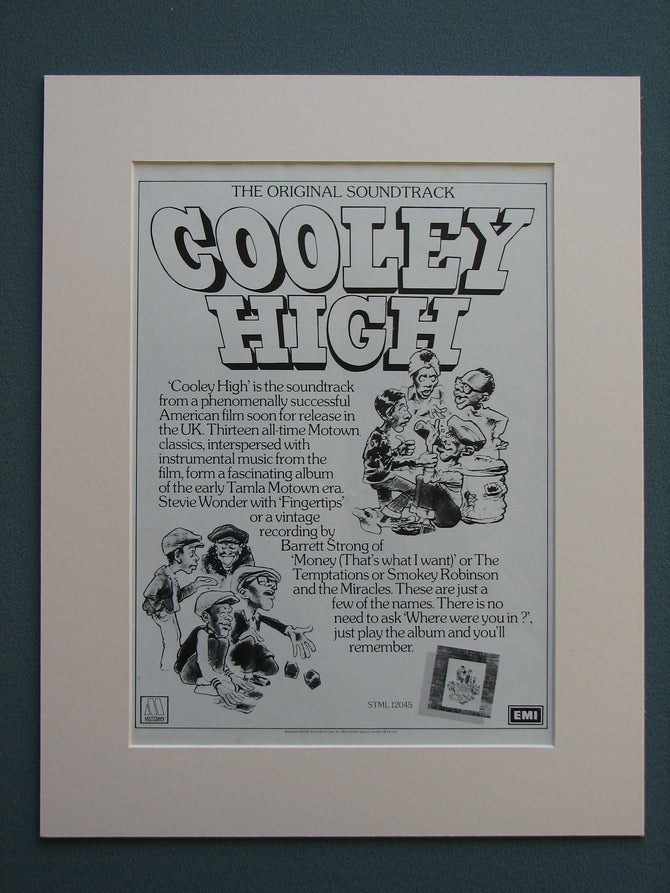 Cooley High 1977 Original advert (ref AD693)