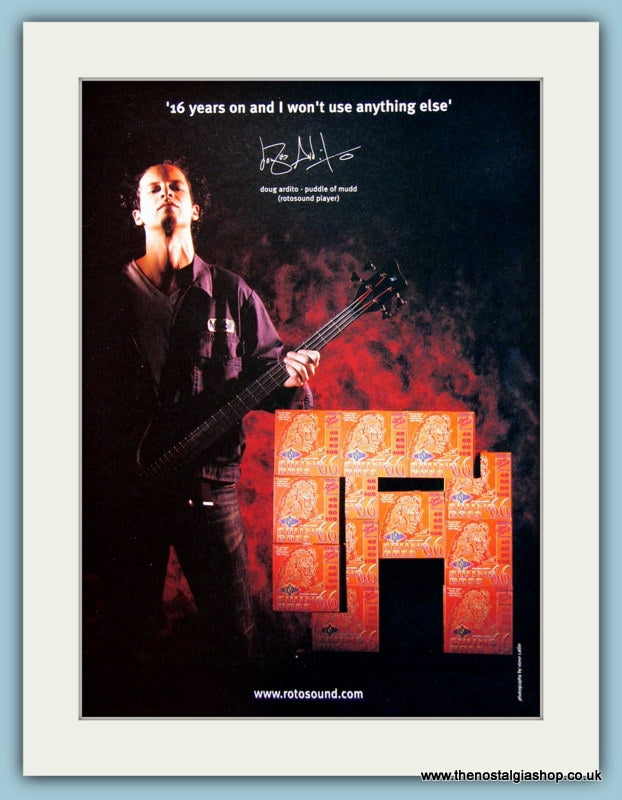Rotosound Doug Ardito Original Advert (ref AD2740)