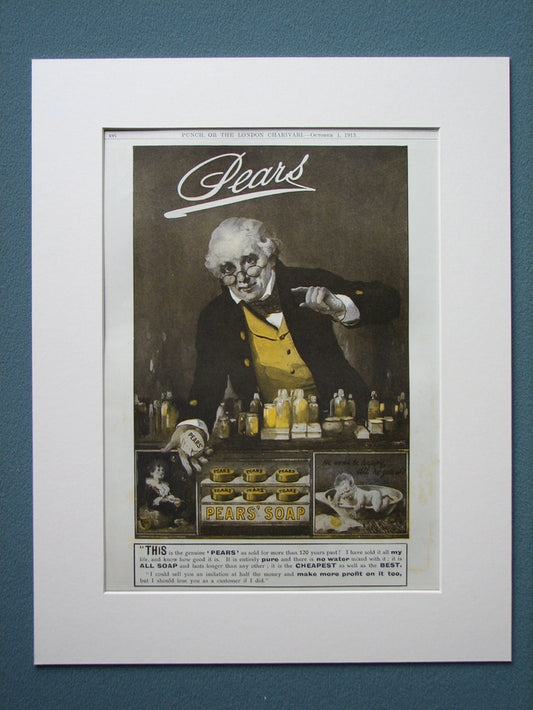 Pears Soap 1913 Original advert (ref AD854)