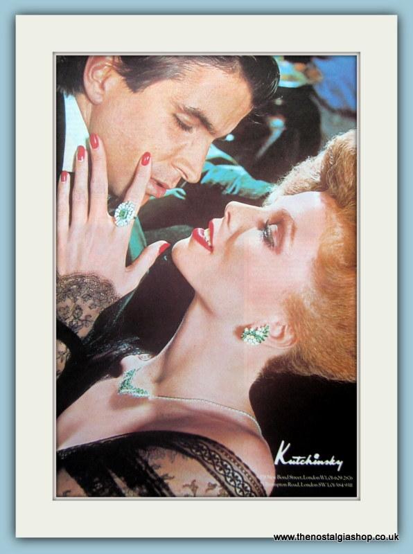 Kutchinsky Jewellery Set Of 2 Original Adverts 1976 (ref AD6259)