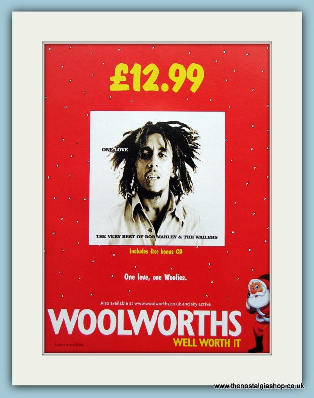 Bob Marley And The Wailers One Love Original Music Advert 2001 (ref AD3474)