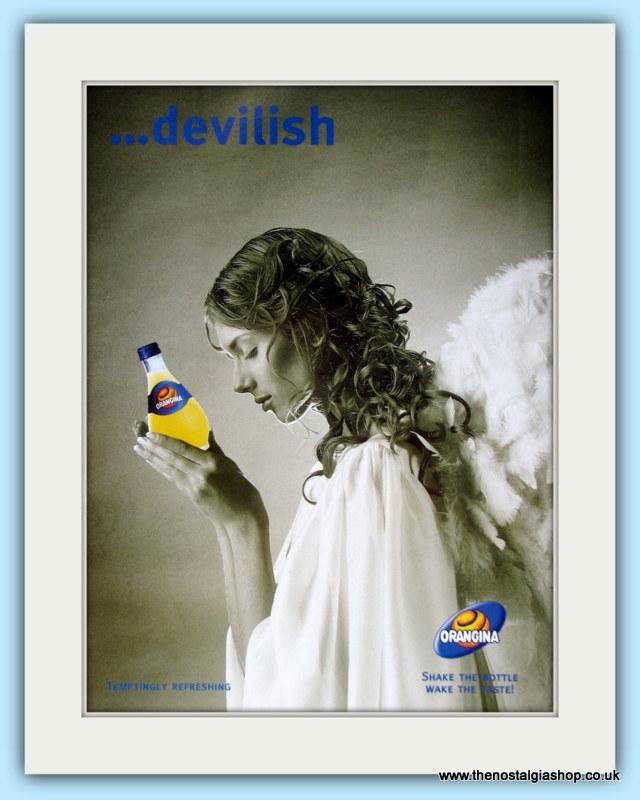 Orangina, Divine & Devilish. Original Advert 1996 (ref AD4806)
