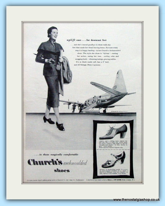 Church's Shoes. Original Advert 1954 (ref AD4743)