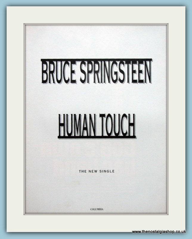 Bruce Springsteen Human Touch Original Music Advert 1992 (ref AD3491)