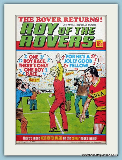 Roy Of The Rovers, Lot of 3 Original Covers. (ref AD2993)