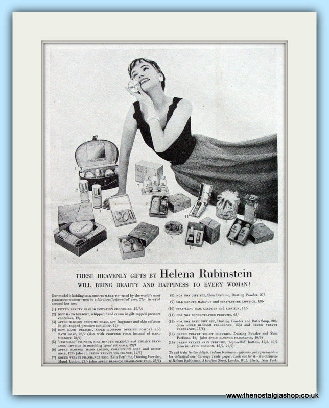 Helena Rubinstein Gift Sets Original Advert 1955 (ref AD4842)