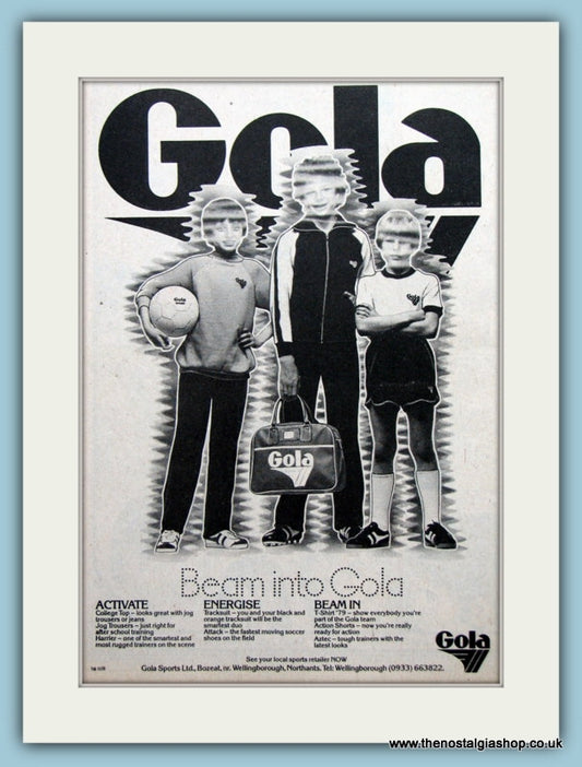 Gola Sports Wear Original Advert 1979 (ref AD2666)