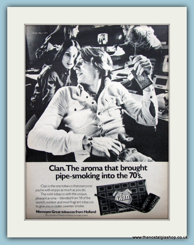 Clan Tobacco Original Advert 1973 (ref AD6162)