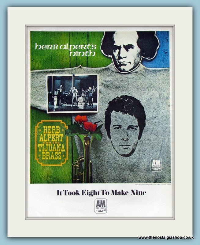 Herb Alpert's Ninth Album Original Advert 1947 (ref AD8276)