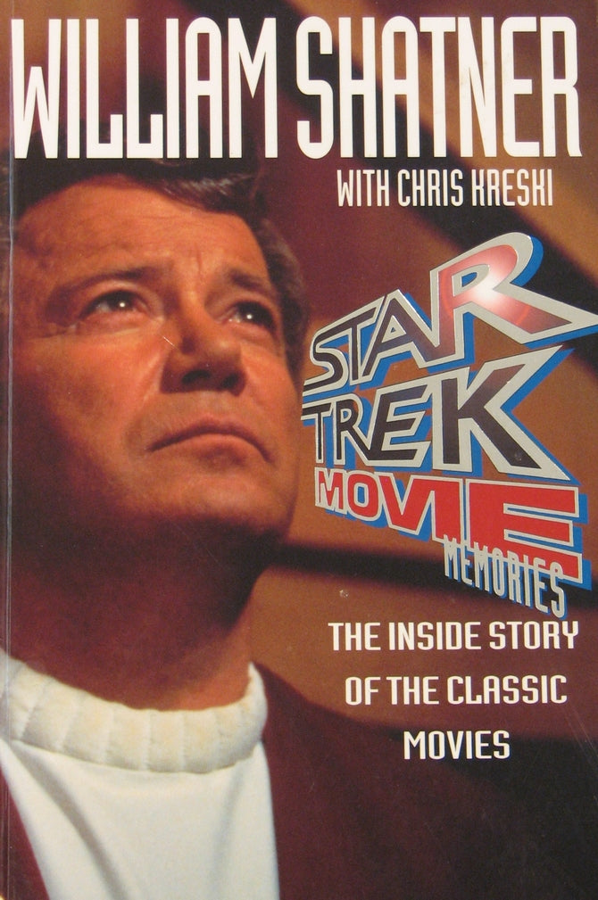 William Shatner Star Trek Movie Memories (ref b15)