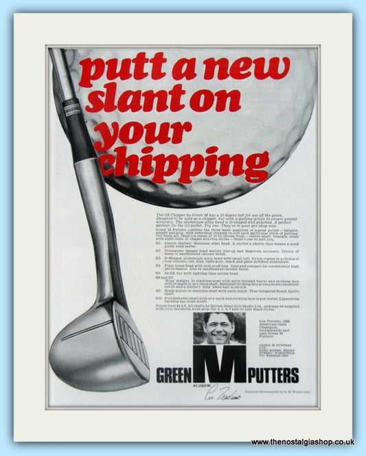 Green M Chippers. Original Advert 1969 (ref AD4993)