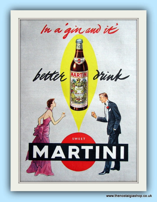 Martini. Original Advert 1953 (ref AD8020)
