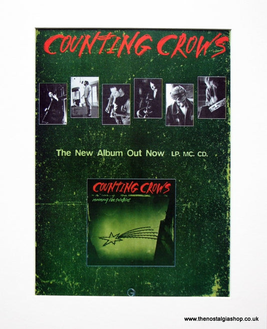 Counting Crows 1996 Original Advert (ref AD932)
