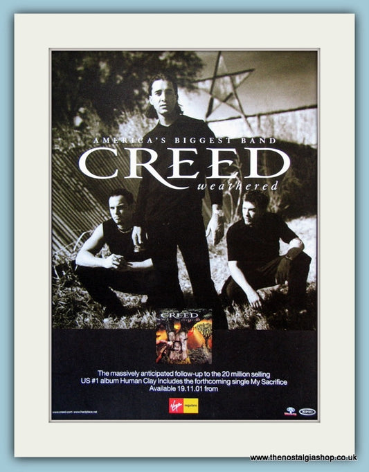 Creed Weathered Original Music Advert 2001 (ref AD3767)