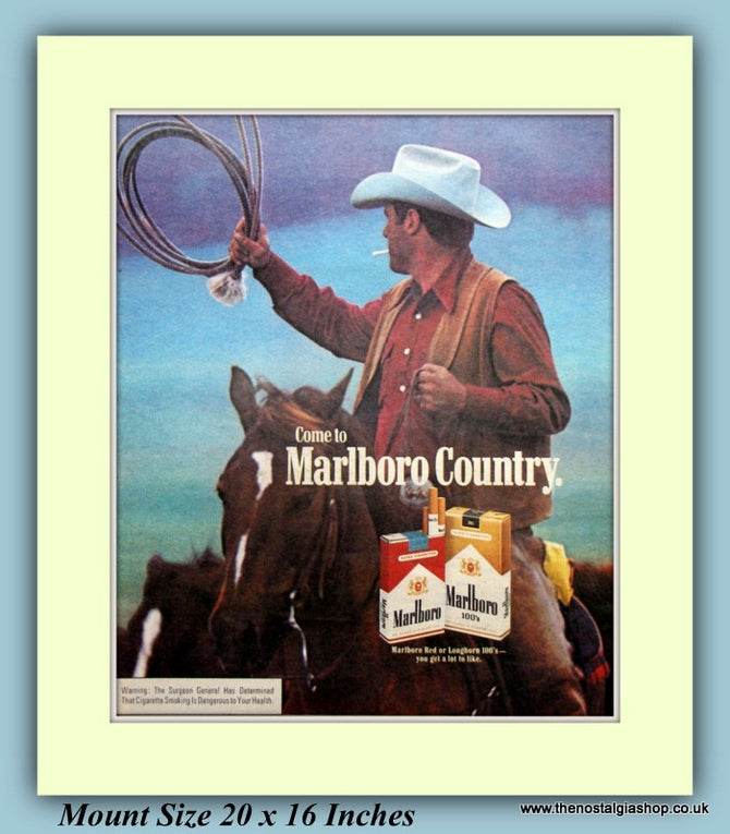 Marlboro Cigarettes Original Advert 1980 (ref AD9436)