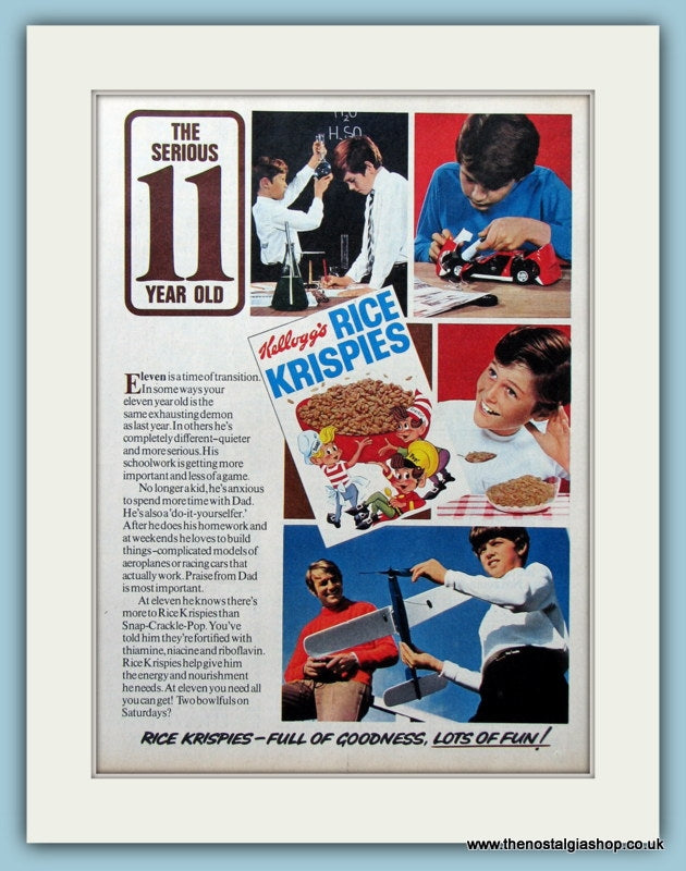 Rice Krispies Original Advert 1970 (ref AD4364)