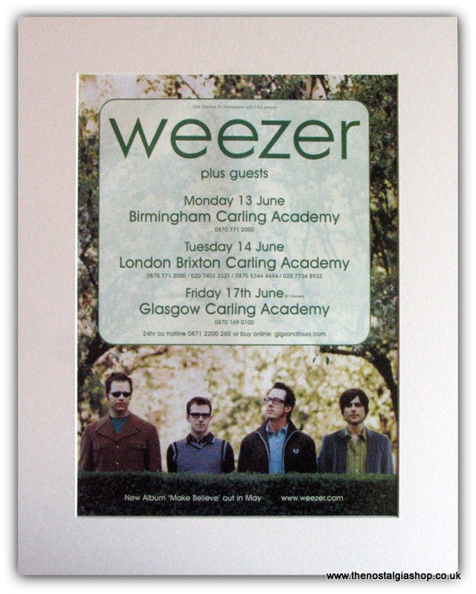 Weezer 2005 Tour Advert (ref AD1785)