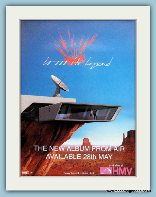 Air 10 000 HZ Legend 2001 Original Advert (ref AD3184)