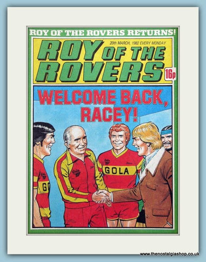 Roy Of The Rovers Featuring Sir Alf Ramsey Lot Of 4 Original Covers 1980's (ref AD3001)