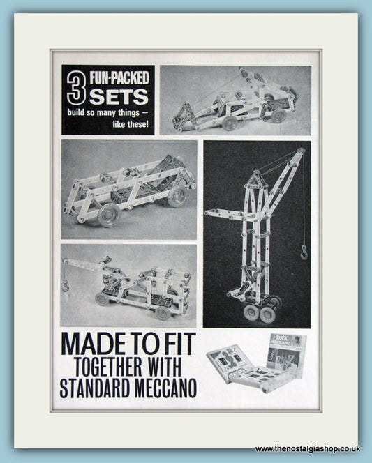 Meccano Sets 1966 Original Advert (ref AD2859)
