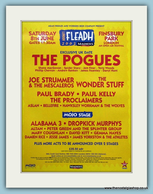 Fleadh Festival Advert 2002 June (ref AD3360)