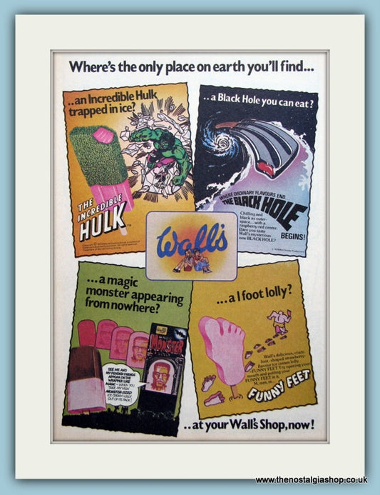 Wall's Ice Cream Original Advert 1980 (ref AD2629)