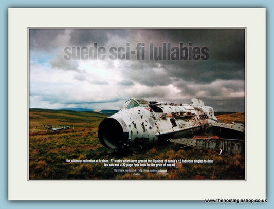 Suede. Sci-Fi Lullabies. Original Advert 1997 (ref AD1962)