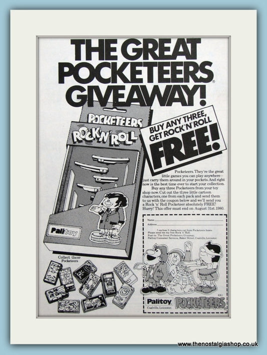 Palitoy Pocketeers Original Advert 1980 (ref AD2673)