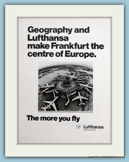 Lufthansa Airlines Original Advert 1975 (ref AD2174)