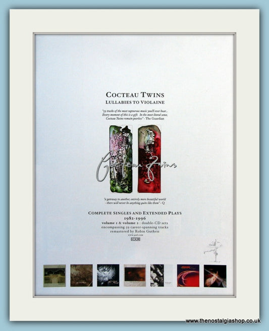 Cocteau Twins Lullabies To Violaine Original Music Advert 2000 (ref AD3765)