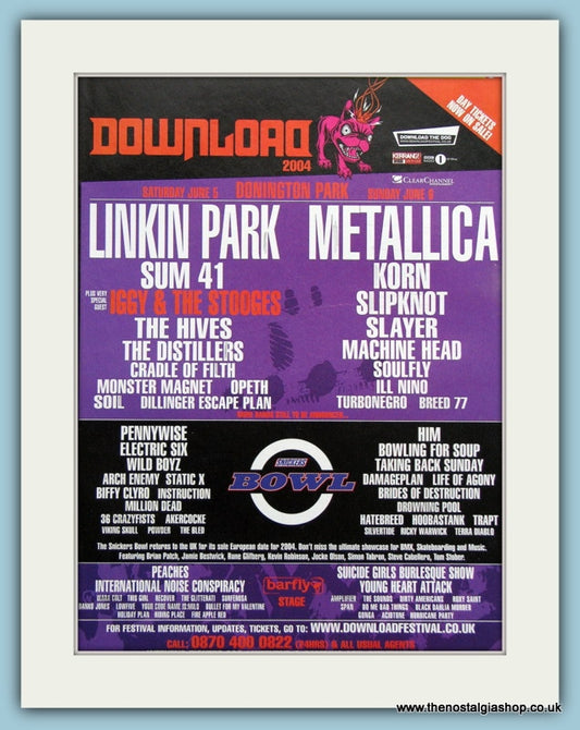Download Music Festival  Advert 2004 (ref AD3374)