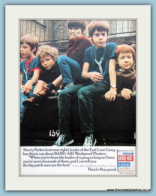 Johnson & Johnson Band-Aid Plasters Original Advert 1970 (ref AD3656)