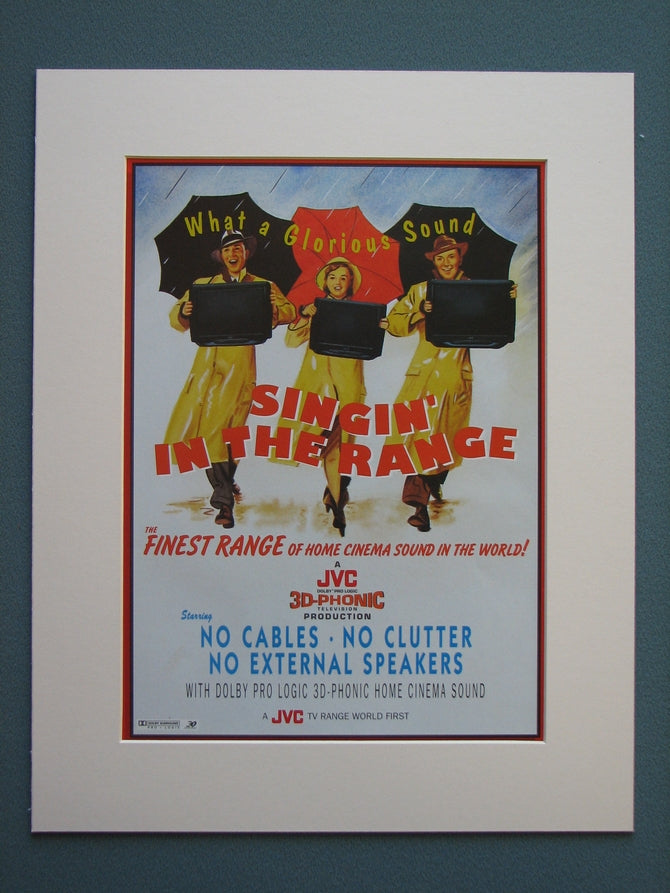 Singing In The Rain 1996 Original advert (ref AD737)