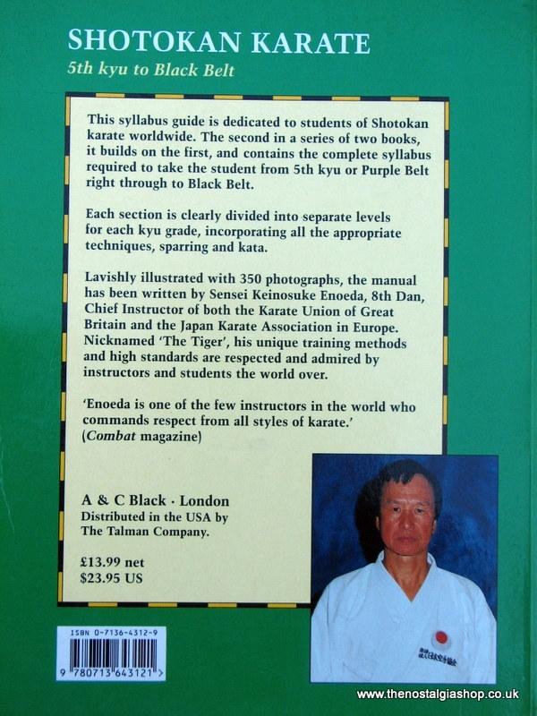Shotokan Karate. 5th Kyu to Black Belt. Book 1996. (ref B123)