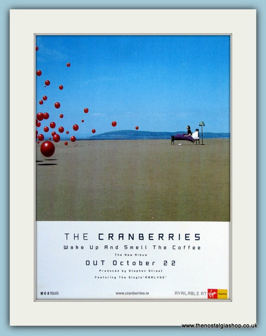The Cranberries Wake Up And Smell The Coffee Original Music Advert 2001 (ref AD3766)