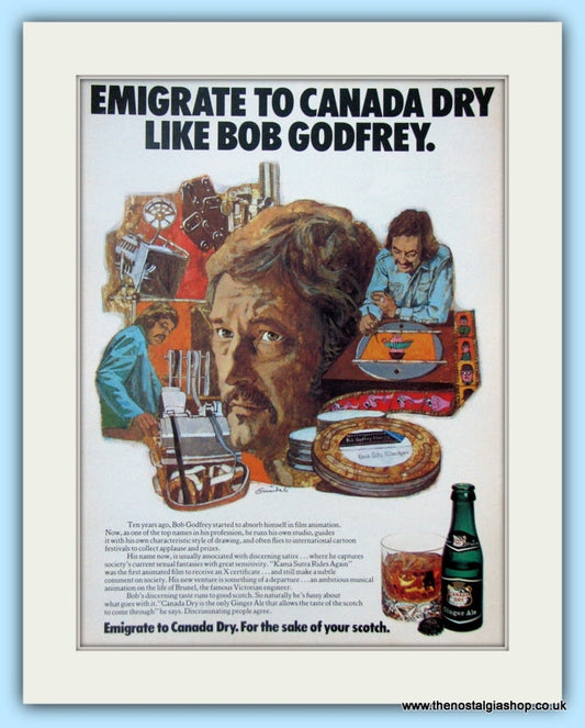 Canada Dry. Original Advert 1974 (ref AD4949)