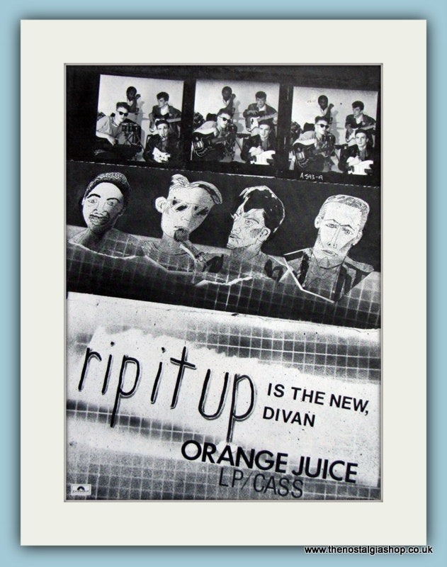 Orange Juice- Rip It Up 1982 Original Advert (ref AD2903)