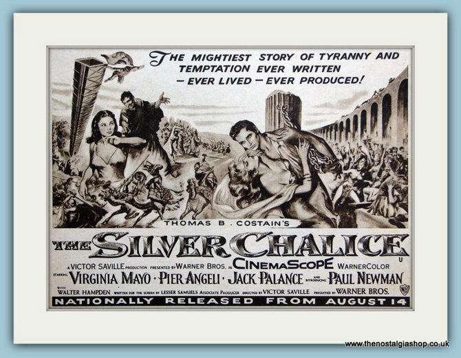 The Silver Chalice starring Virginia Mayo, 1955 Original Advert (ref AD3230)