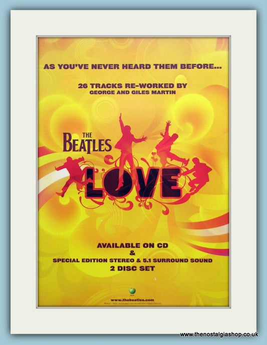 The Beatles Remix Love Original Music Advert 2007 (ref AD3471)