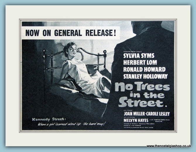 No Trees In The Street starring Sylvia Syms, 1959 Original Advert (ref AD3237)