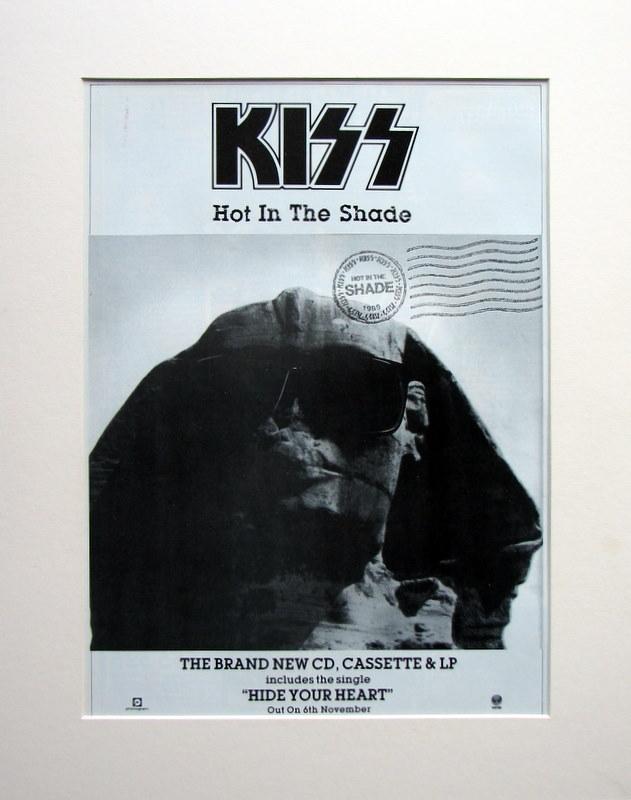 Kiss set of 2 Original Adverts1989 (ref AD891)