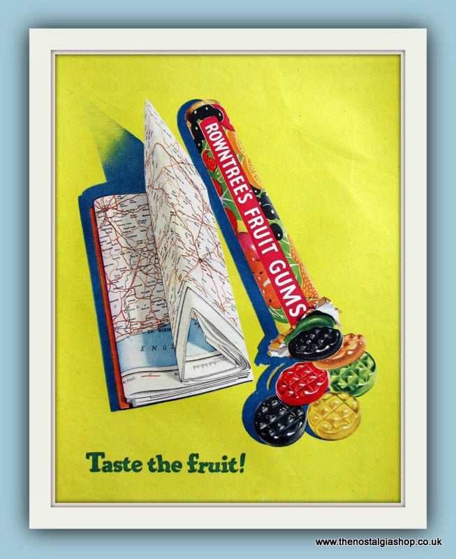 Rowntree's Fruit Gums Original Advert 1961 (ref AD8079)