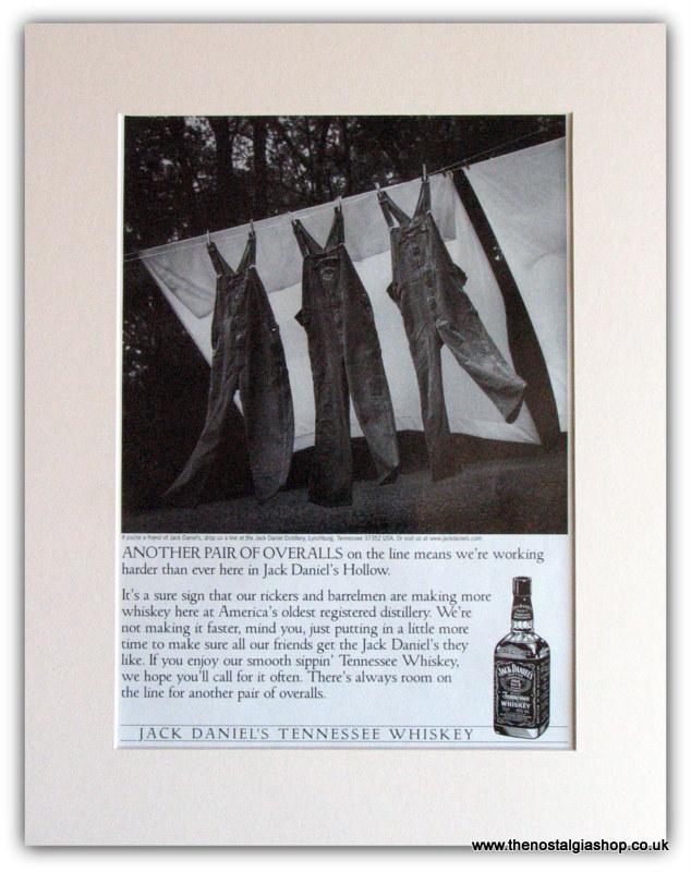 Jack Daniel's Set of 4 Original Adverts 1992,98,01 (ref AD2702)