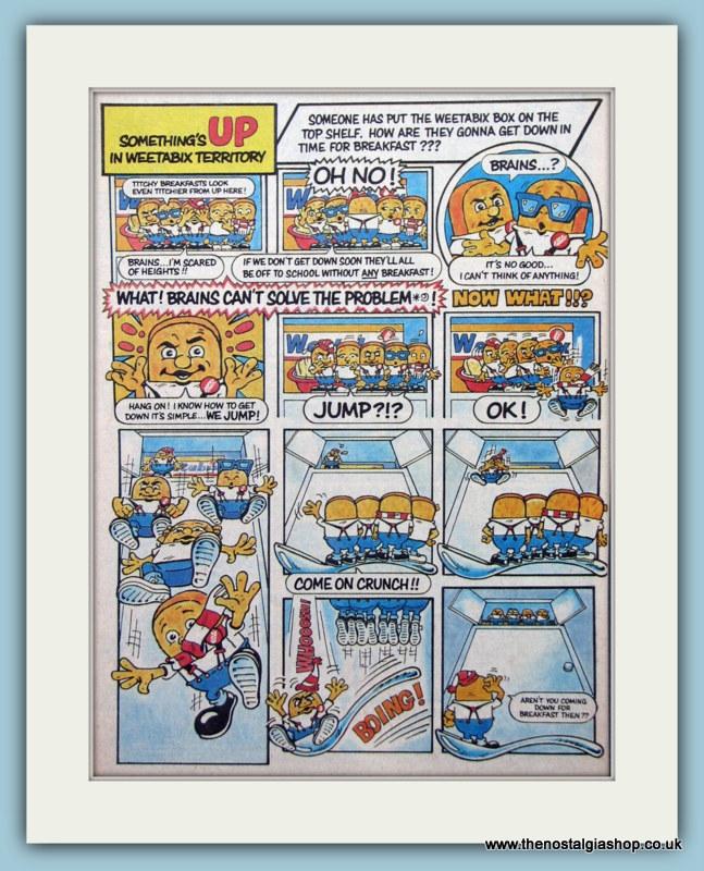 Weetabix Cereal Set Of 2 Original Adverts 1983 (ref AD6464)