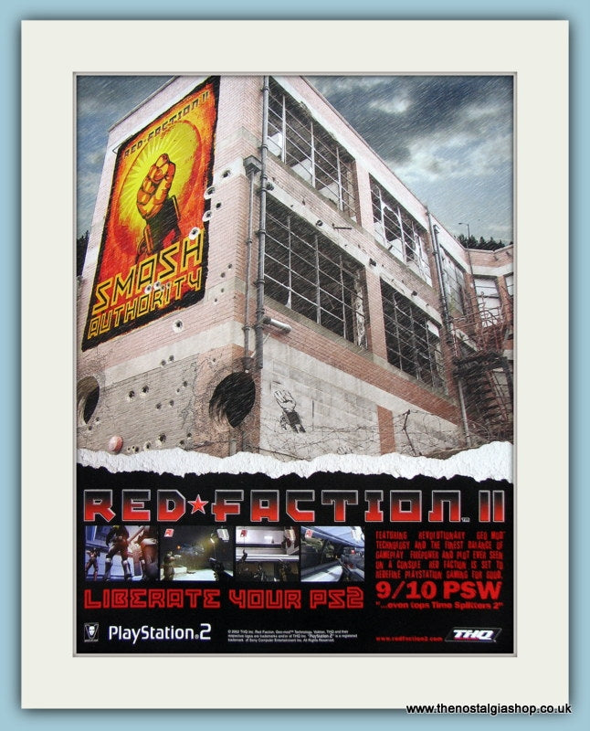 Red Fraction II Computer Games Original Advert 2002 (ref AD3959)
