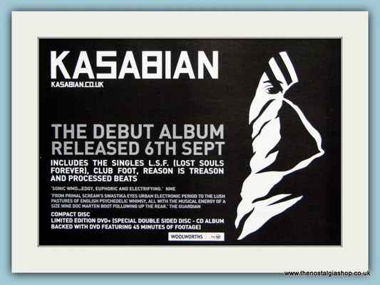 Kasabian Original Advert 2004 (ref AD1986)