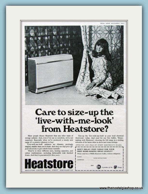 Heatstore Radiators Original Advert 1967 (ref AD2512)