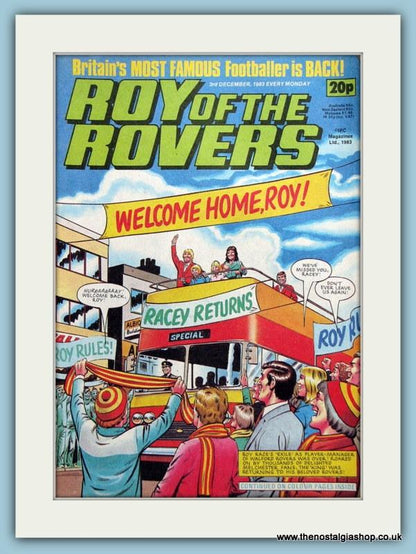Roy Of The Rovers Lot Of 3 Original Covers 1981 (ref AD2994)