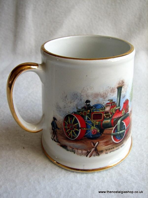 Old Foley Ceramic Mug Steam Roller (ref Nos46)